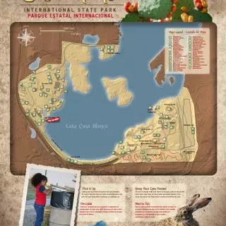 Lake Casa Blanca State Park - Map