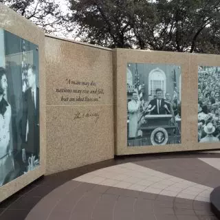JFK Tribute photo panels