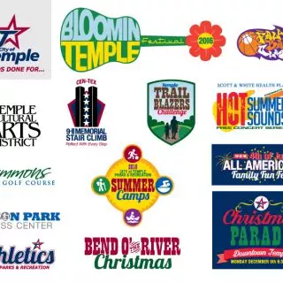 City of Temple event logos