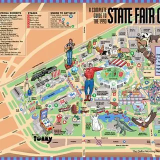 Map - DMN - State Fair of Texas