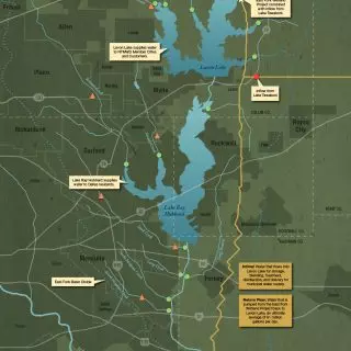 Trinity River Ecosystem map