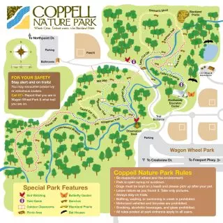 Map - Coppell Nature Park