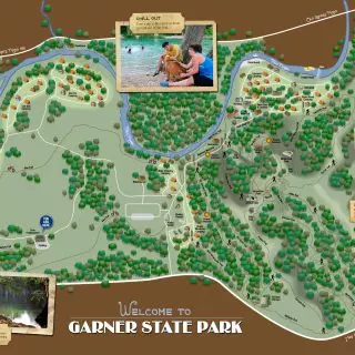 Map - Garner State Park