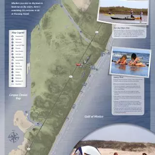 Map - Mustang Island State Park
