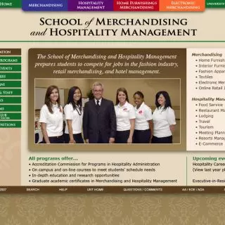 Website - University of North Texas College of Merchandising