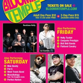 Print City of Temple - Concert Poster