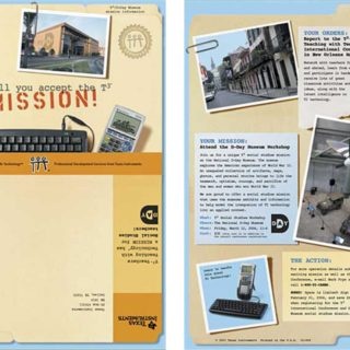 Collateral Texas Instruments mailer Texas Instruments - Direct mailer