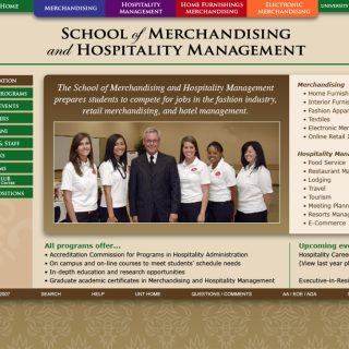 website University of North Texas college of Merchandising Website - University of North Texas College of Merchandising