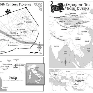 Book-maps Maps for historical novels.