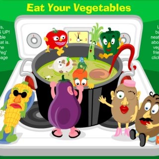 Child-Stewin Promotional illustration for children's website