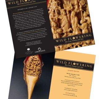 Exhibit invitation for Crow Museum