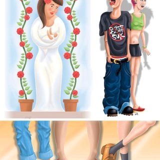 Editorial illustrations news Dallas Morning News - Lifestyles