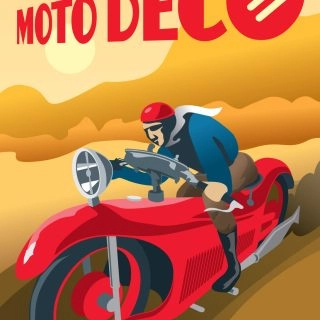 Print Art Deco illustration